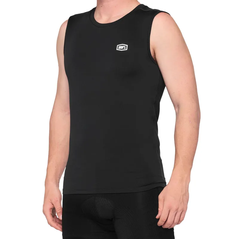 100 Percent Basecamp Sleeveless Base Layer - Black 4 100 Percent Basecamp Sleeveless Base Layer - Black - Image 2
