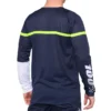 100 Percent R-Core Long Sleeve Jersey - Blue/Yellow -Ride Shield Shop 100R CoreJerseyBluYel 2