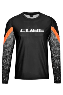 Cube Edge Round Neck Long Sleeve Jersey - Grey/Lime -Ride Shield Shop 11143 1