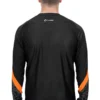 Cube Edge Round Neck Long Sleeve Jersey - Black/Orange -Ride Shield Shop 11143 2