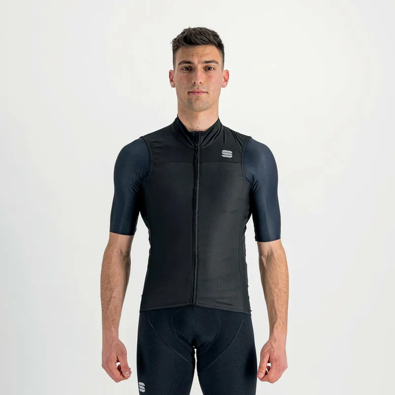 Sportful Pro Men's Windproof Vest - Black 3 Sportful Pro Men's Windproof Vest - Black