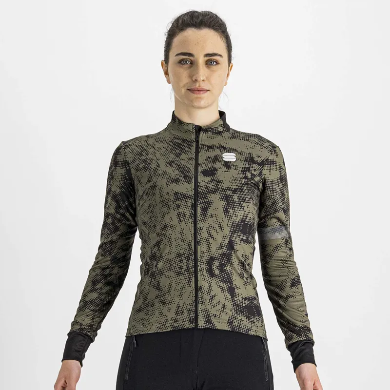 Sportful Escape Supergiara Women's Thermal LS Jersey - Cacao/Golden 3 Sportful Escape Supergiara Women's Thermal LS Jersey - Cacao/Golden
