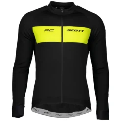 Scott RC Warm Men's Long Sleeve Jersey - Black/Sulphur Yellow -Ride Shield Shop 2715695024 1507050 png zoom 1
