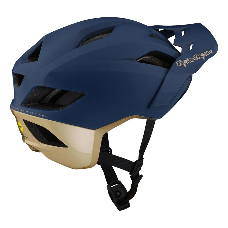 Troy Lee Designs Flowline SE MIPS MTB Helmet - Radian Navy/Titanium 10 Troy Lee Designs Flowline SE MIPS MTB Helmet - Radian Navy/Titanium - Image 8