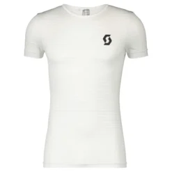 Scott Underwear Carbon Short Sleeve Men's Base Layer - White/Black -Ride Shield Shop 289411WHTBLK 1