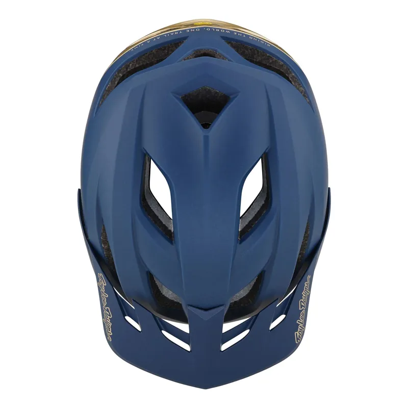 Troy Lee Designs Flowline SE MIPS MTB Helmet - Radian Navy/Titanium 14 Troy Lee Designs Flowline SE MIPS MTB Helmet - Radian Navy/Titanium - Image 12
