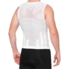 100 Percent Zephyr Cooling Tank Sleeveless Base Layer - White -Ride Shield Shop 35502 000 2