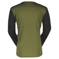 Scott Trail Vertic Men's Long Sleeve Jersey - Fir Green/Black -Ride Shield Shop 4031057386A
