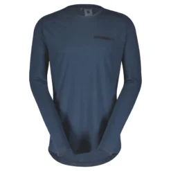 Scott Defined Merino Men's Long Sleeve Jersey - Metal Blue -Ride Shield Shop 4031647377