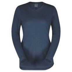 Scott Defined Merino Women's Long Sleeve Jersey - Braze Orange -Ride Shield Shop 4031857377