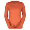 Scott Defined Merino Women's Long Sleeve Jersey - Braze Orange -Ride Shield Shop 4031857539