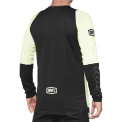 100 Percent R-Core Long Sleeve Jersey - Black/Yellow -Ride Shield Shop 41104 421 2