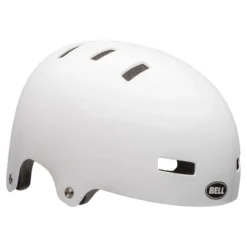 Bell Local BMX/Skate Helmet - Matte Black/White Fasthouse -Ride Shield Shop BEHLOC8Wht