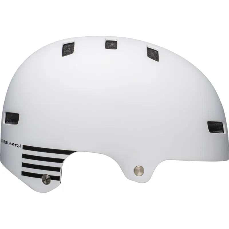 Bell Local BMX Helmet - Matt White 11 Bell Local BMX Helmet - Matt White - Image 9