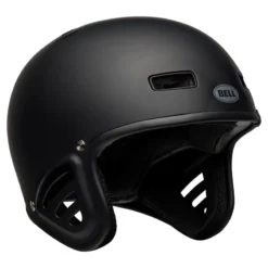 Bell Racket Dirt/Skate Helmet - Solid Matt Black -Ride Shield Shop BEHRACSOLIDMATBLK 1