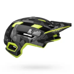 Bell Super Air Mips MTB Helmet - Matte Camo/Hi Viz -Ride Shield Shop BEHSUPAIRMATCAMOHI4