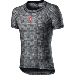 Castelli Pro Mesh Mens Short Sleeve Base Layer - Dark Steel Blue -Ride Shield Shop CS21022BlackWhite