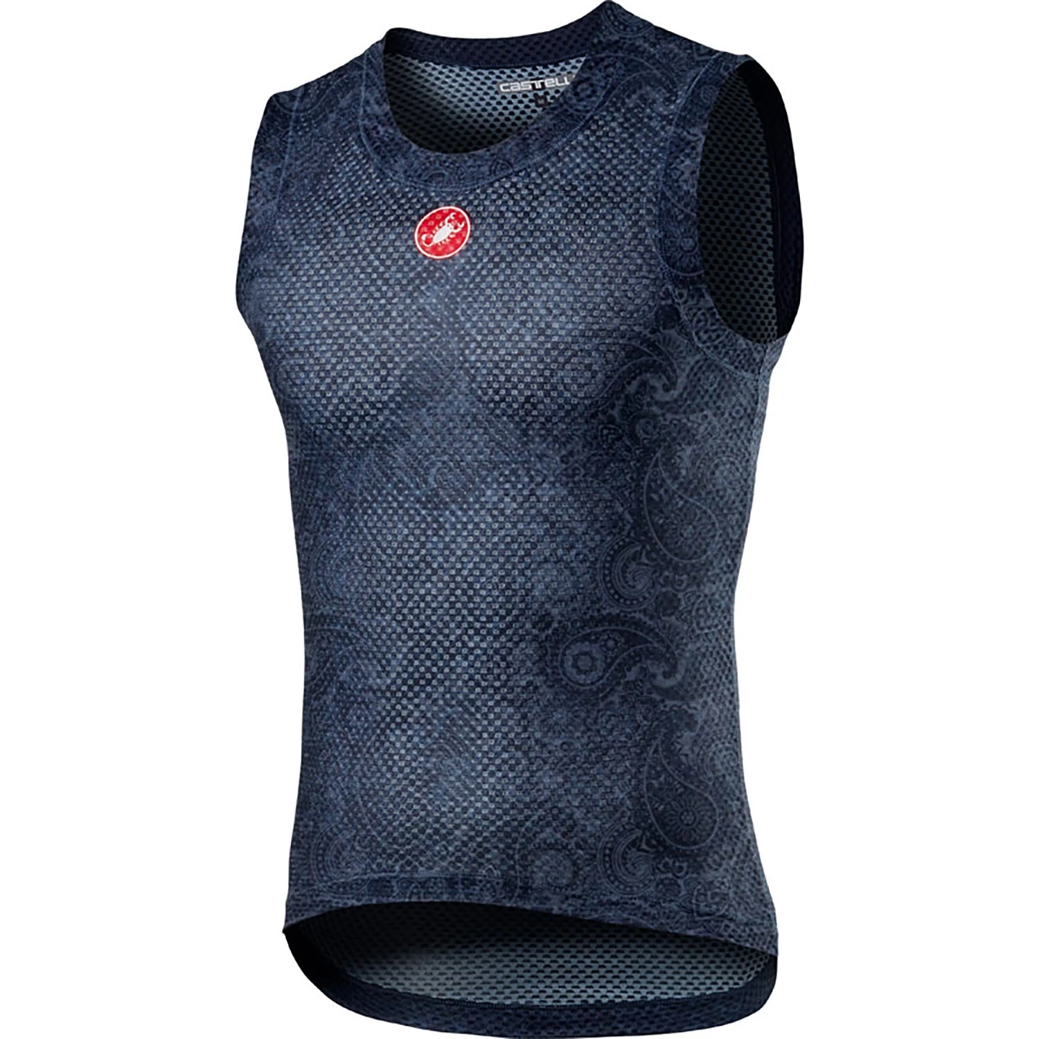 Castelli Pro Mesh Mens Sleeveless Base Layer - Black/White 4 Castelli Pro Mesh Mens Sleeveless Base Layer - Black/White - Image 2