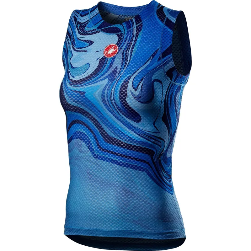 Castelli Pro Mesh Womens Sleeveless Base Layer - Azzurro Italia 4 Castelli Pro Mesh Womens Sleeveless Base Layer - Azzurro Italia - Image 2
