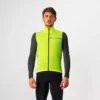 Castelli Squadra Stretch Men's Cycling Vest - Yellow Fluo/Grey -Ride Shield Shop CS21512YELFluoGray