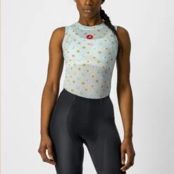Castelli Pro Mesh 3 Women's Sleeveless Base Layer - Blush -Ride Shield Shop CS220684981 1
