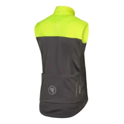 Endura Windchill II Windproof Men's Gilet - Hi-Viz Yellow 7 Endura Windchill II Windproof Men's Gilet - Hi-Viz Yellow -Ride Shield Shop E9162YV back lg