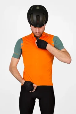 Endura Pro SL Lite Windproof Men's Gilet - Pumpkin -Ride Shield Shop E9172OPPumpkin 3