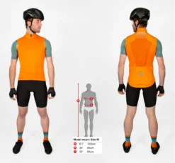 Endura Pro SL Lite Windproof Men's Gilet - Pumpkin -Ride Shield Shop E9172OPPumpkin 6