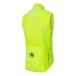 Endura Pro SL Lite Windproof Men's Gilet - Hi-Viz Yellow -Ride Shield Shop E9172YV back lg