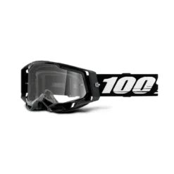 100 Racecraft 2 MTB Goggles - Black/Clear Lens -Ride Shield Shop HP 50121 101 01