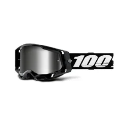 100 Racecraft 2 MTB Goggles - Black/Silver Mirror Lens 13 100 Racecraft 2 MTB Goggles - Black/Silver Mirror Lens -Ride Shield Shop HP 50121 252 01