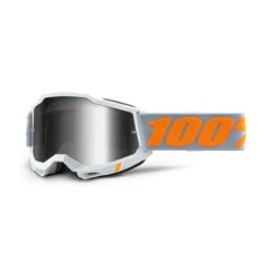 100 Percent Accuri 2 MTB Goggles - Orange/Silver Mirror Lens -Ride Shield Shop HP 50221 252 08 4