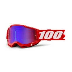 100 Percent Accuri 2 MTB Goggles - Orange/Silver Mirror Lens -Ride Shield Shop HP 50221 254 03 4