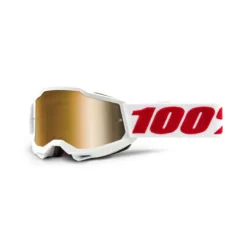 100 Percent Accuri 2 Youth Goggles - Chicago/Red Mirror Lens -Ride Shield Shop HP 50321 253 10