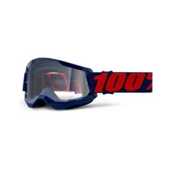 100 Percent Strata 2 MTB Goggles - Kombat/Clear Lens -Ride Shield Shop HP 50421 101 09 3