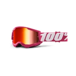 100 Percent Strata 2 Youth Goggles - Red/Mirror Lens -Ride Shield Shop HP 50521 251 06