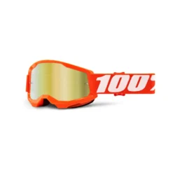 100 Percent Strata 2 Youth Goggles - Red/Mirror Lens -Ride Shield Shop HP 50521 259 05