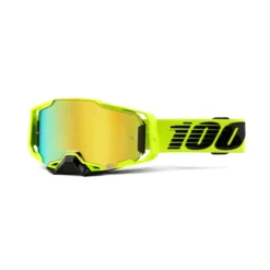 100 Percent Armega MTB Goggles - Nuclear Citrus/Gold Mirror Lens -Ride Shield Shop HP 50710 356 02