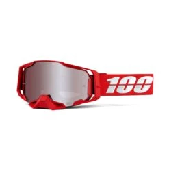 100 Percent Armega MTB Goggles - X-Ray/HiPER Silver Lens