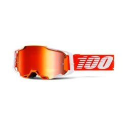 100 Percent Armega MTB Goggles - Lightsaber/Red Mirror Lens -Ride Shield Shop HP 50721 251 07 1