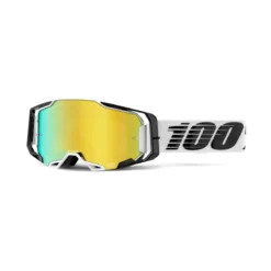 100 Percent Armega MTB Goggles - Atmos/Gold Mirror Lens -Ride Shield Shop HP 50721 259 09