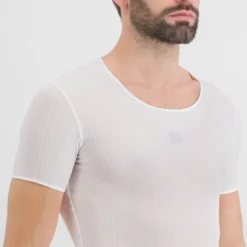 Sportful Pro Men's Short Sleeve Base Layer - White -Ride Shield Shop SF20074WHT3