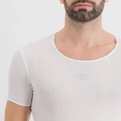 Sportful Pro Men's Short Sleeve Base Layer - White -Ride Shield Shop SF20074WHT4