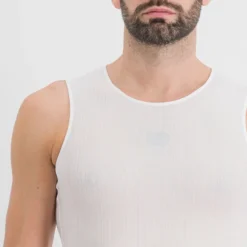 Sportful Pro Men's Sleeveless Base Layer - White