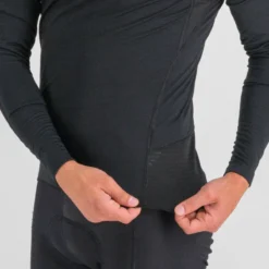 Sportful SottoZero Men's Long Sleeve Base Layer - Black -Ride Shield Shop SF20562BLK6