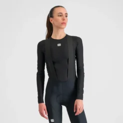 Sportful BodyFit Pro Women's Long Sleeve Base Layer - Black -Ride Shield Shop SF20565BLK1