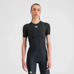 Sportful BodyFit Pro Women's Short Sleeve Base Layer - Black -Ride Shield Shop SF20566BLK1