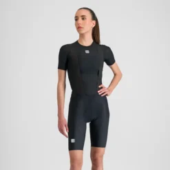 Sportful BodyFit Pro Women's Short Sleeve Base Layer - Black -Ride Shield Shop SF20566BLK2