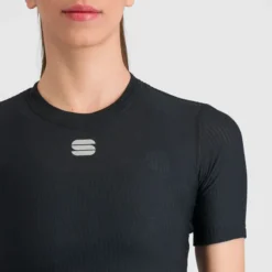 Sportful BodyFit Pro Women's Short Sleeve Base Layer - Black -Ride Shield Shop SF20566BLK5