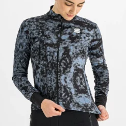 Sportful Escape Supergiara Women's Thermal LS Jersey - Black/Blue Sea -Ride Shield Shop SF21507BLKSea 5